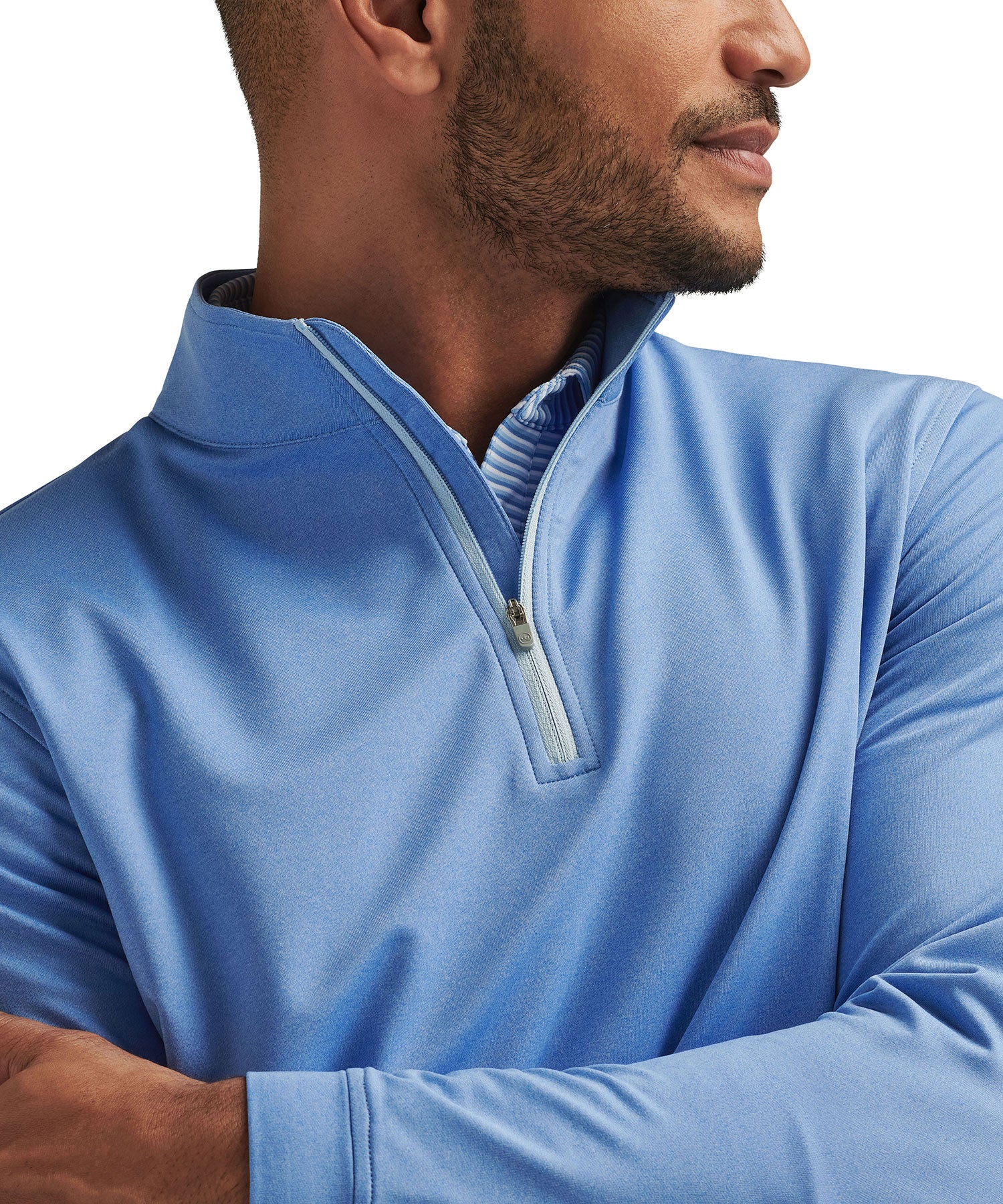 Peter Millar Perth Stretch Loop Terry Quarter-Zip Pullover - Image 10