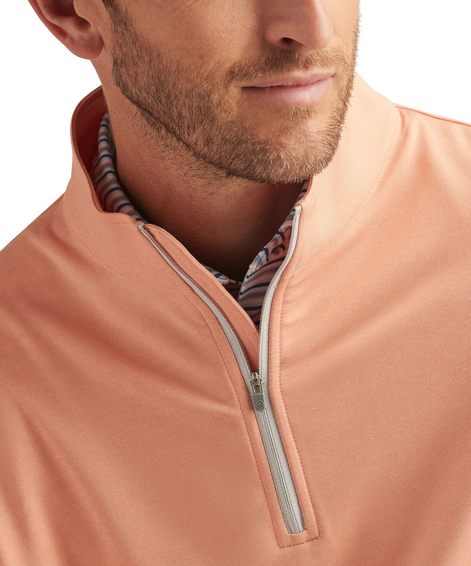 Peter Millar Perth Stretch Loop Terry Quarter-Zip Pullover - Image 21
