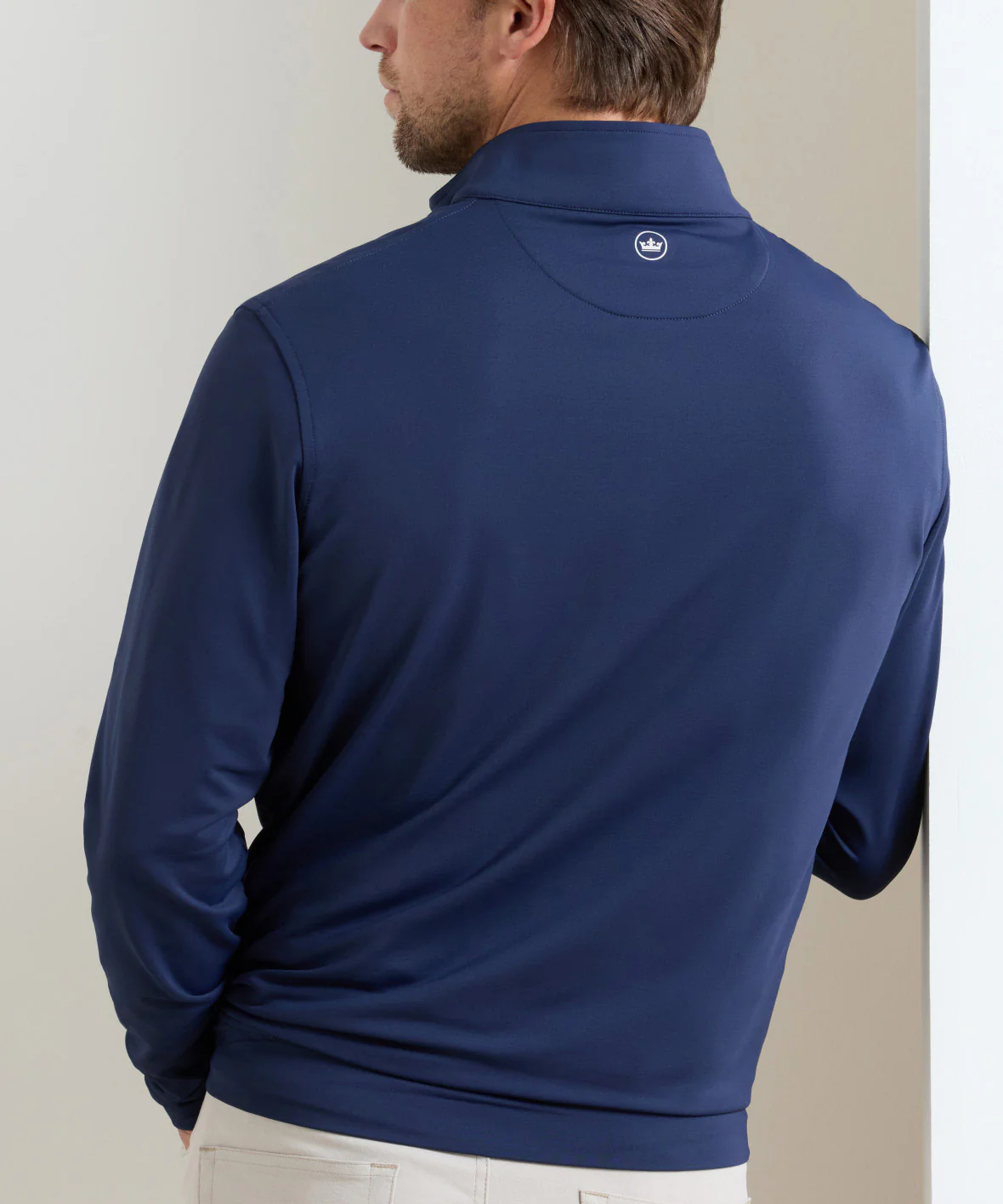 Peter Millar Perth Stretch Loop Terry Quarter-Zip Pullover - Image 40