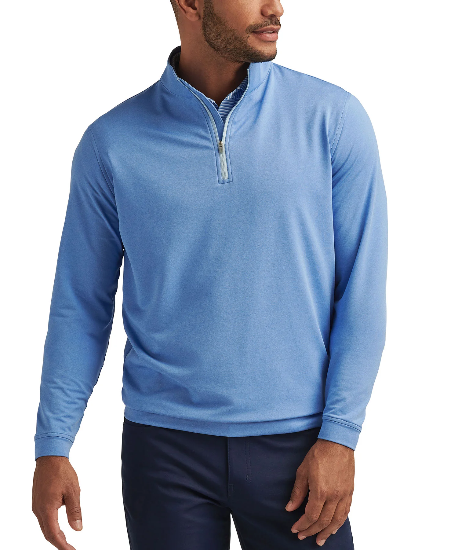 Peter Millar Perth Stretch Loop Terry Quarter-Zip Pullover - Image 8