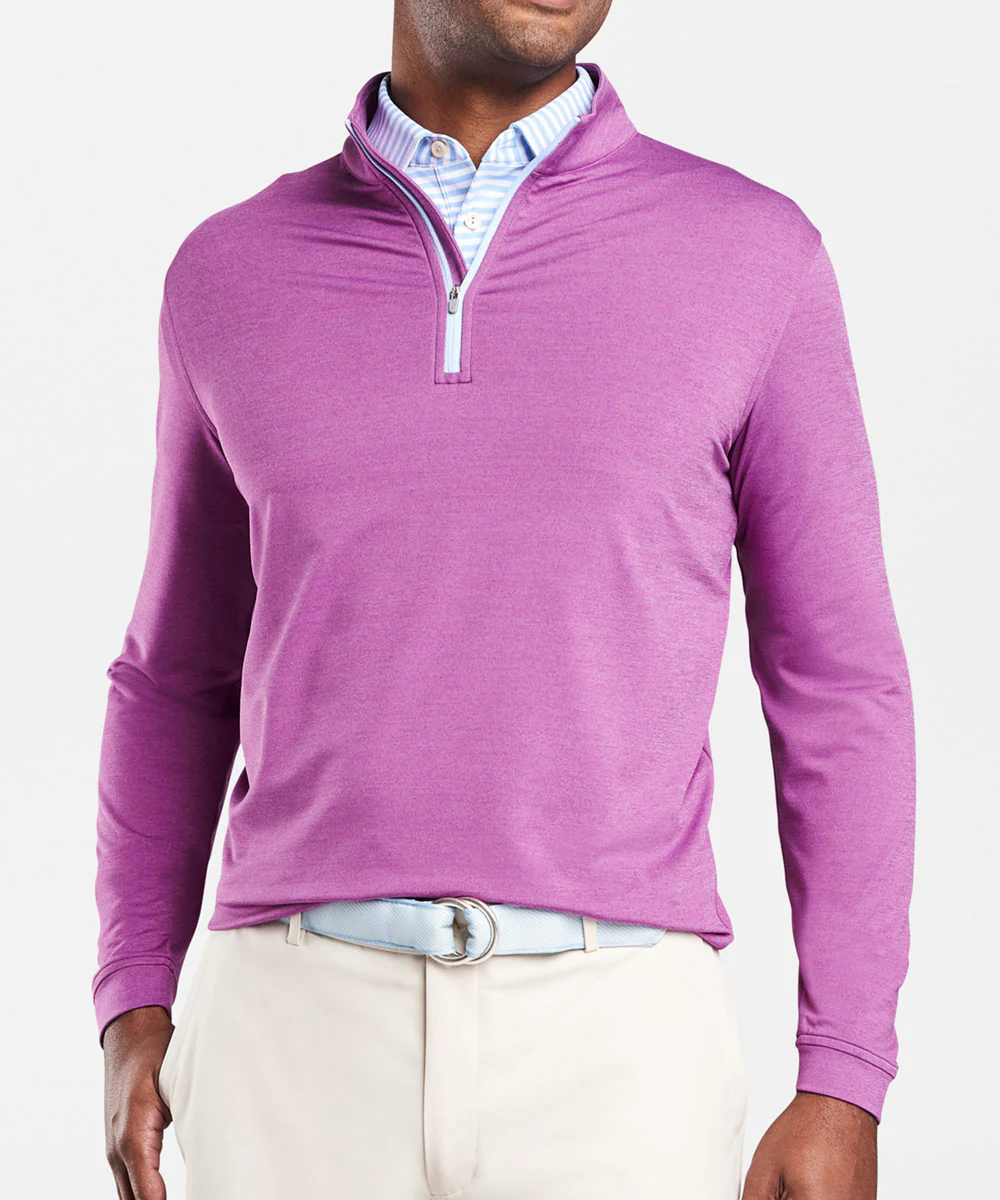 Peter Millar Perth Stretch Loop Terry Quarter-Zip Pullover - Image 11