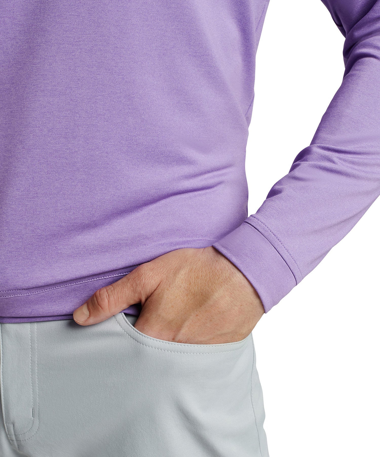 Peter Millar Perth Stretch Loop Terry Quarter-Zip Pullover - Image 27