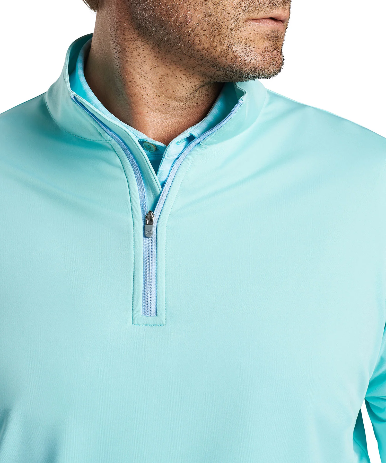 Peter Millar Perth Stretch Loop Terry Quarter-Zip Pullover - Image 31