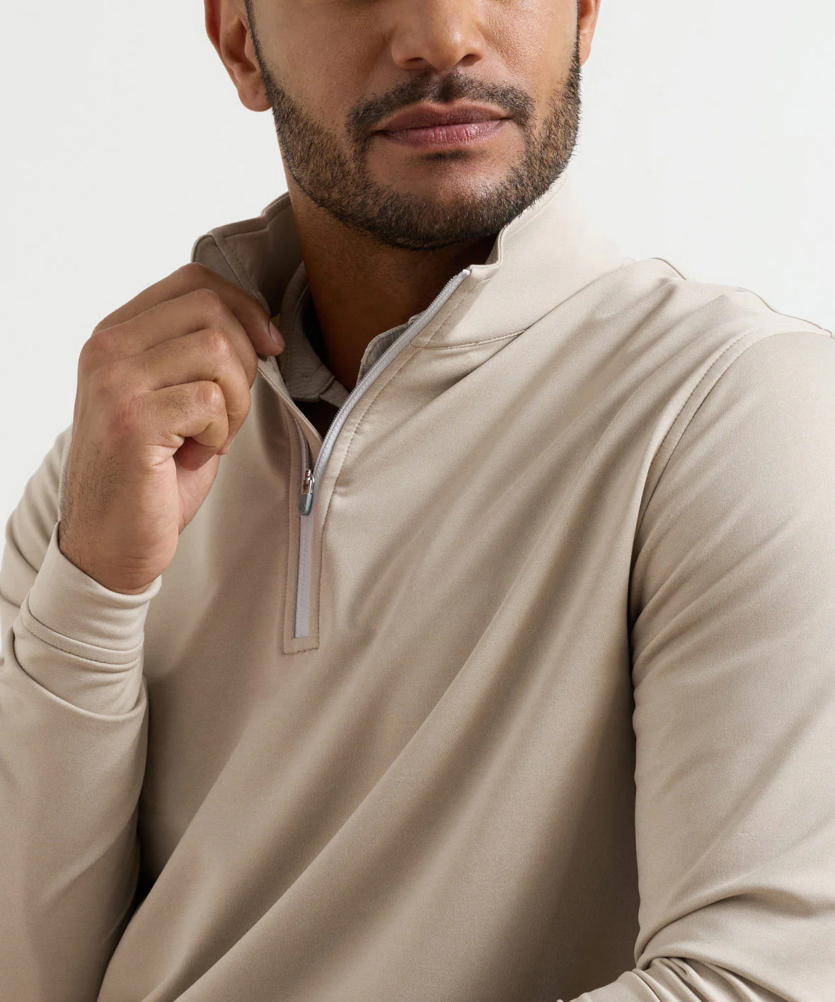 Peter Millar Perth Stretch Loop Terry Quarter-Zip Pullover - Image 61