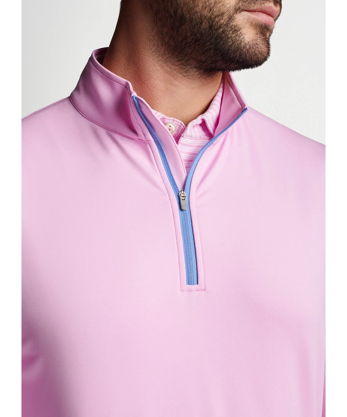 Peter Millar Perth Stretch Loop Terry Quarter-Zip Pullover - Image 20