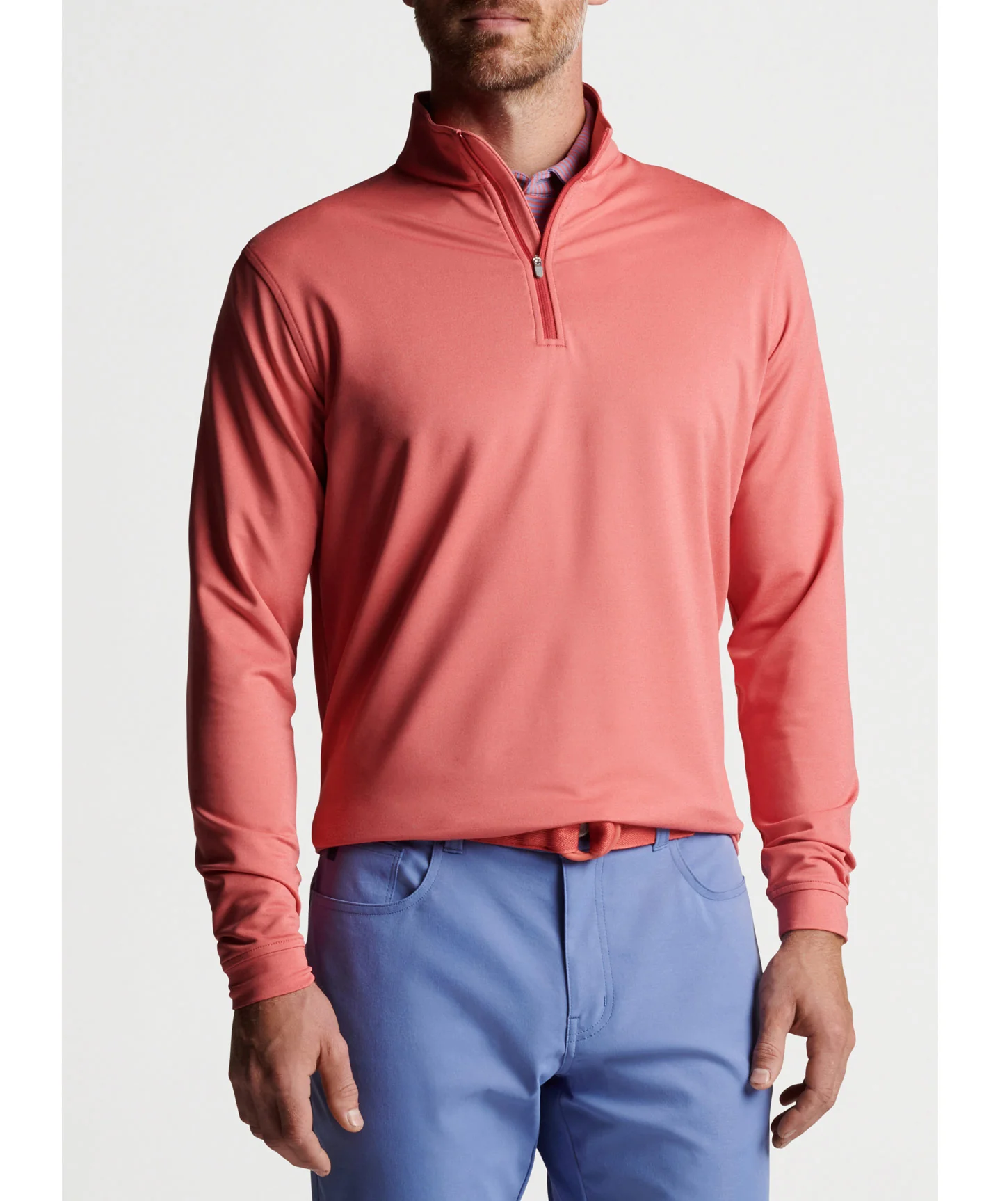 Peter Millar Perth Stretch Loop Terry Quarter-Zip Pullover - Image 25