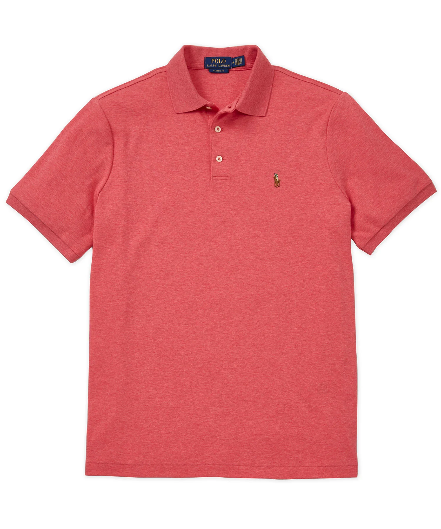 Polo Ralph Lauren Short Sleeve Classic Fit Soft Touch Pima Cotton Polo Shirt - Image 23