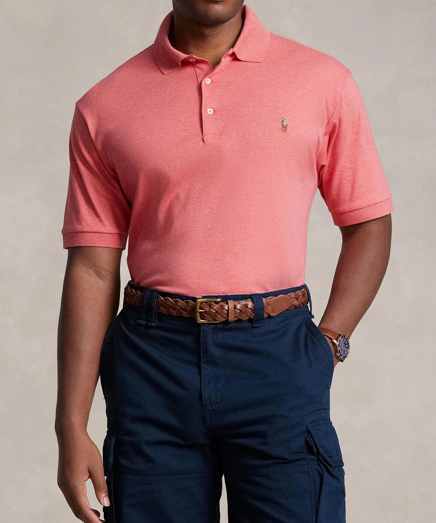 Polo Ralph Lauren Short Sleeve Classic Fit Soft Touch Pima Cotton Polo Shirt - Image 24