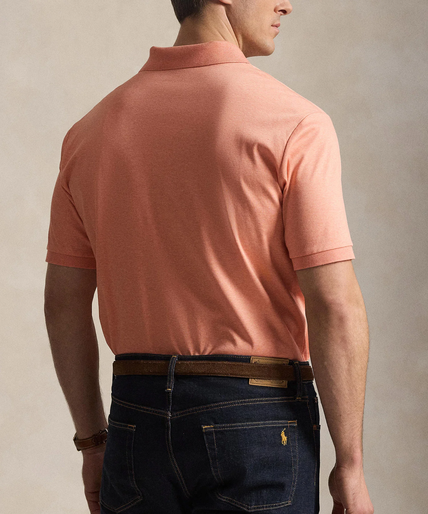 Polo Ralph Lauren Short Sleeve Classic Fit Soft Touch Pima Cotton Polo Shirt - Image 30
