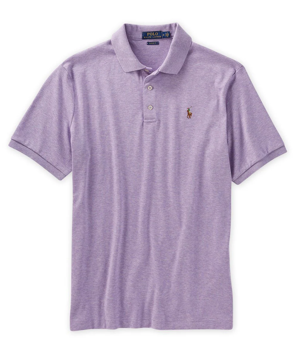 Polo Ralph Lauren Short Sleeve Classic Fit Soft Touch Pima Cotton Polo Shirt - Image 7