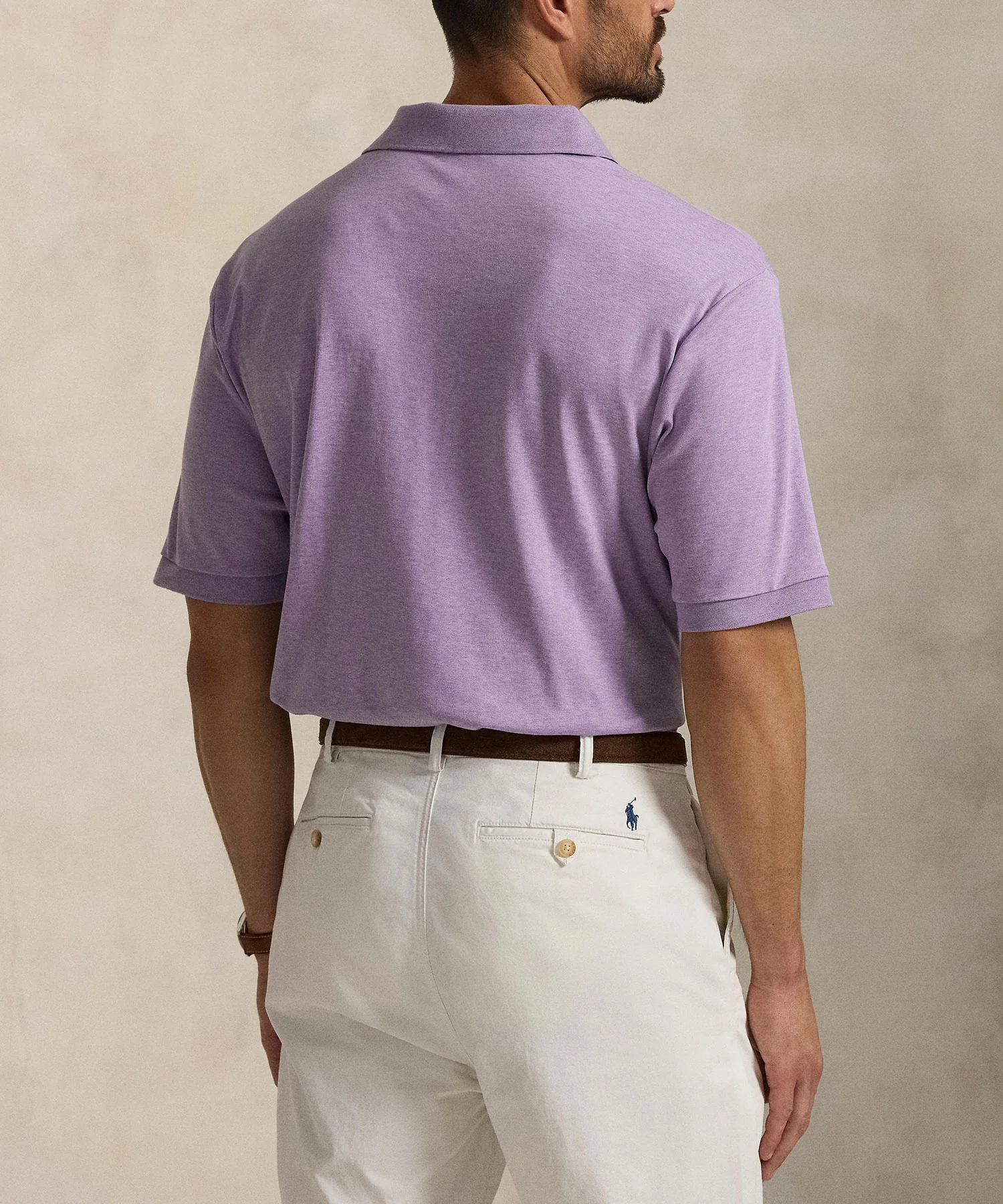 Polo Ralph Lauren Short Sleeve Classic Fit Soft Touch Pima Cotton Polo Shirt - Image 5