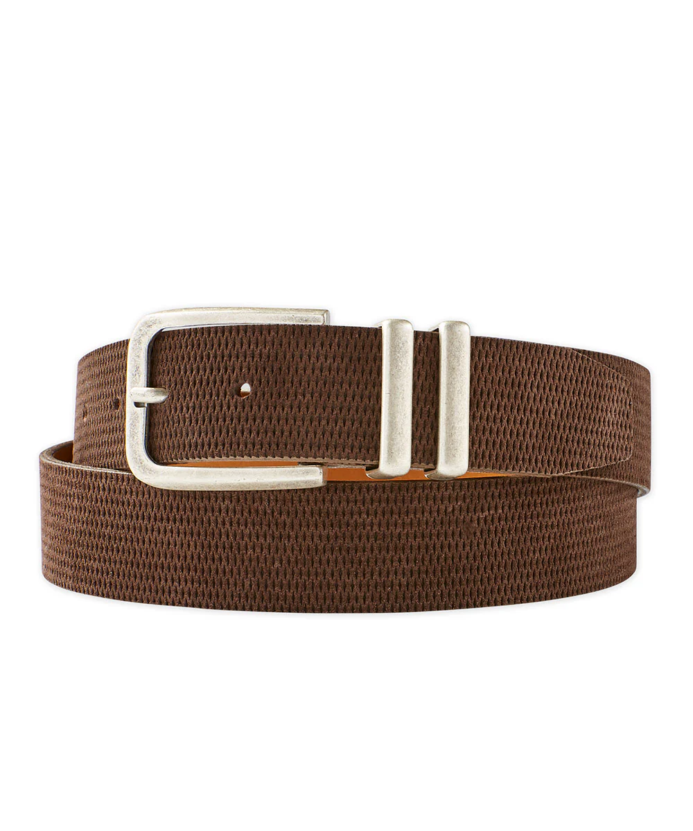 Diamond Embossed Suede Belt - Image 5