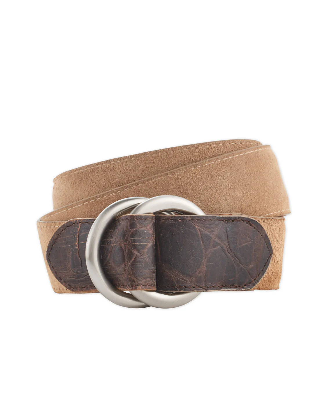Westport Black Suede O-Ring Belt - Image 6