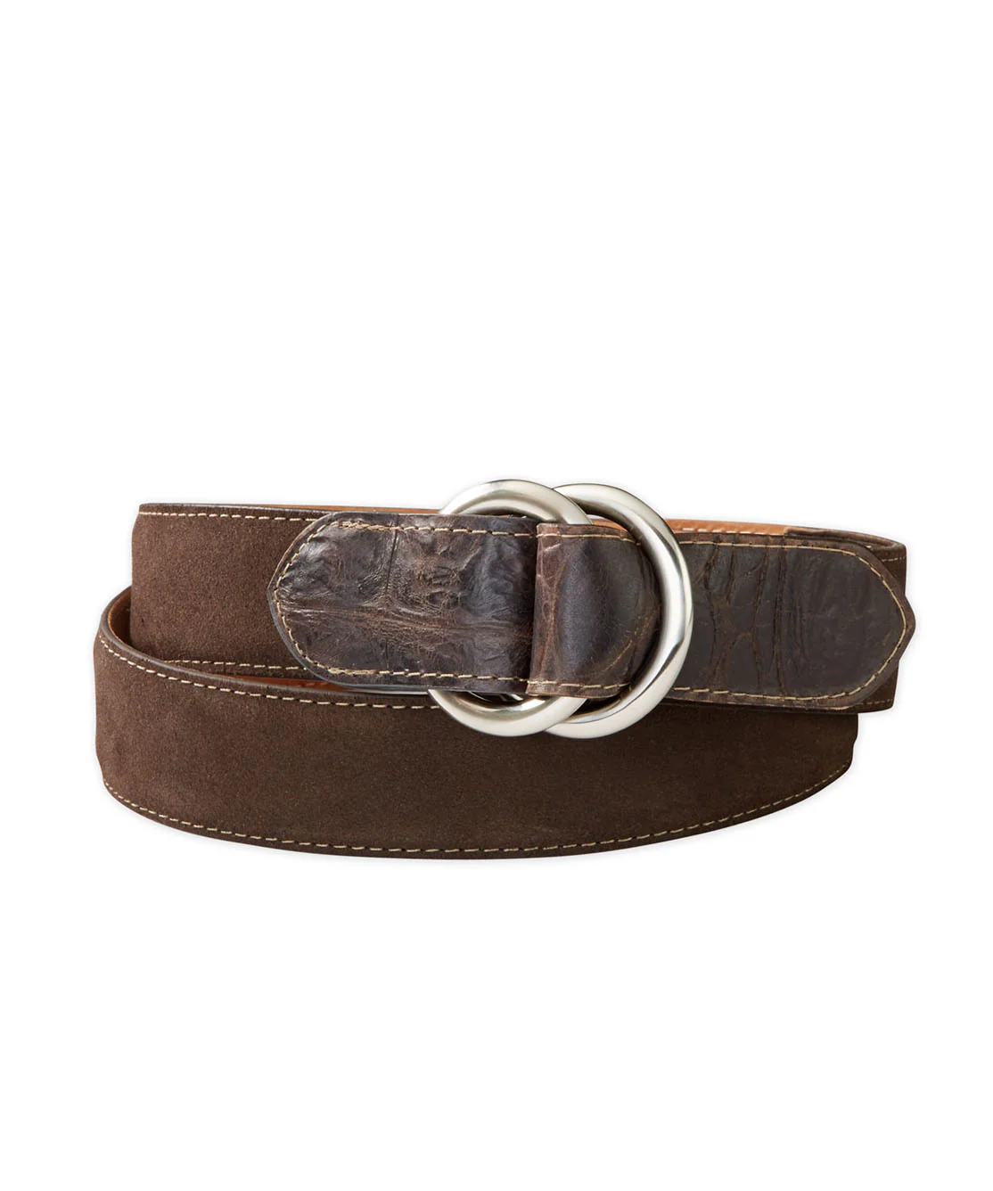Westport Black Suede O-Ring Belt - Image 7