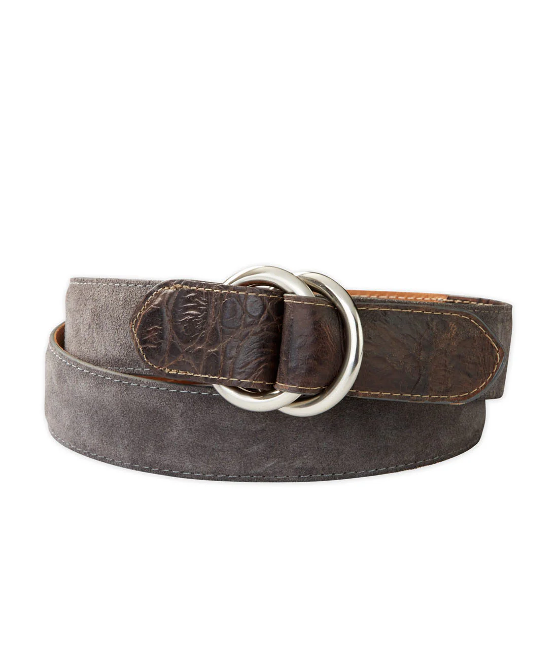 Westport Black Suede O-Ring Belt - Image 8