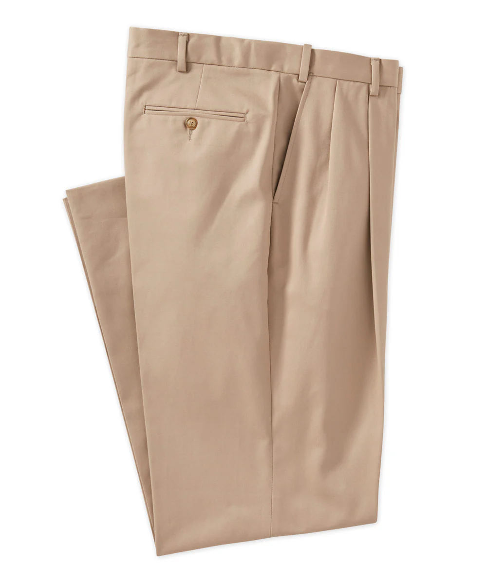 Westport 1989 Pleated Wrinkle-Free Twill Pants with Stretch Waistband - Image 3