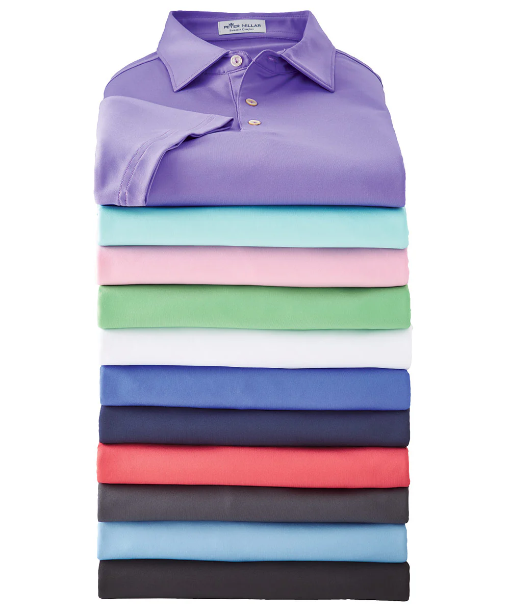 Peter Millar Solid Stretch Jersey Performance Polo Shirt - Image 3