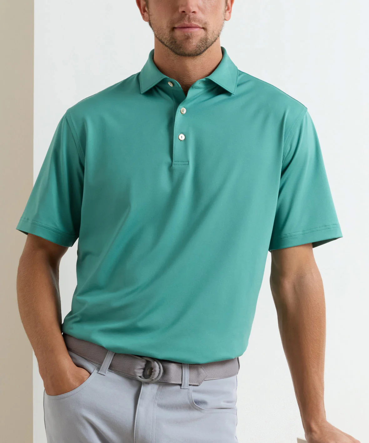 Peter Millar Solid Stretch Jersey Performance Polo Shirt - Image 59