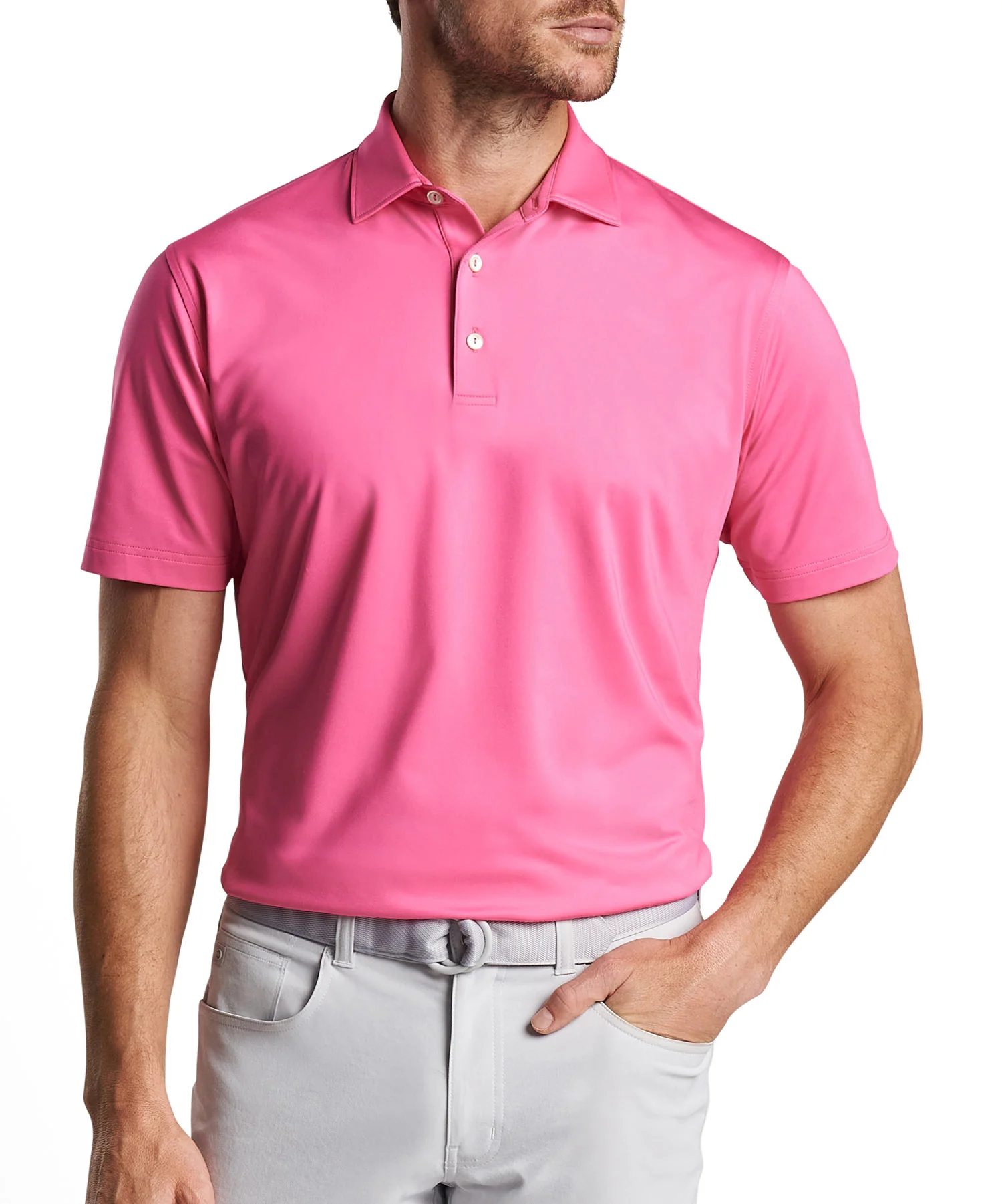 Peter Millar Solid Stretch Jersey Performance Polo Shirt - Image 27