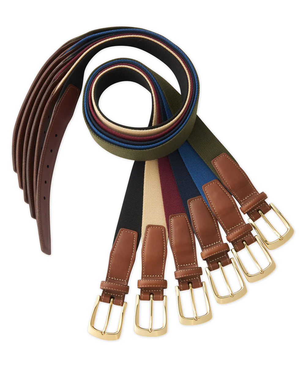 European Ribbed Surcingle Woven Belt - Image 3