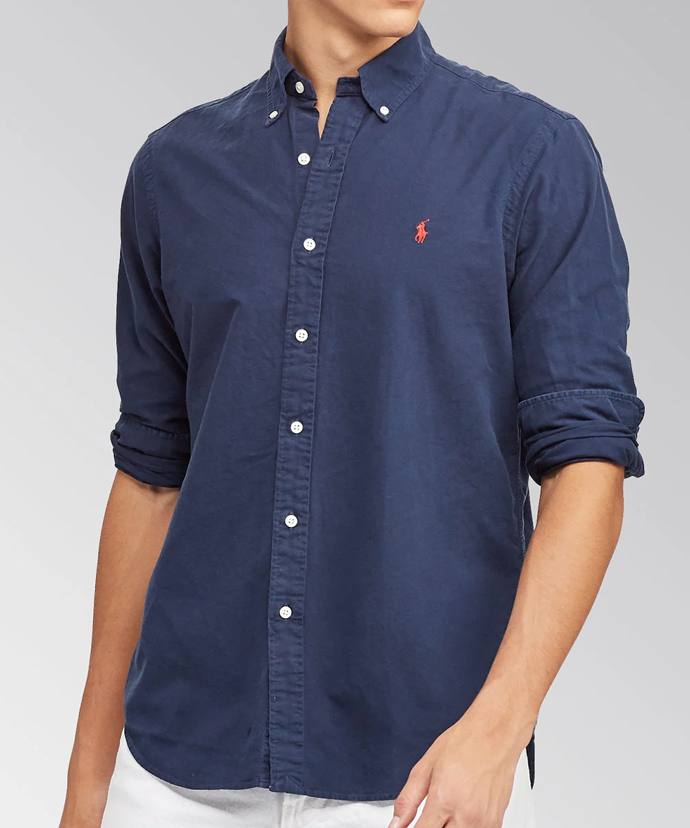Polo Ralph Lauren Long Sleeve Garment Dyed Oxford Sport Shirt - Image 10