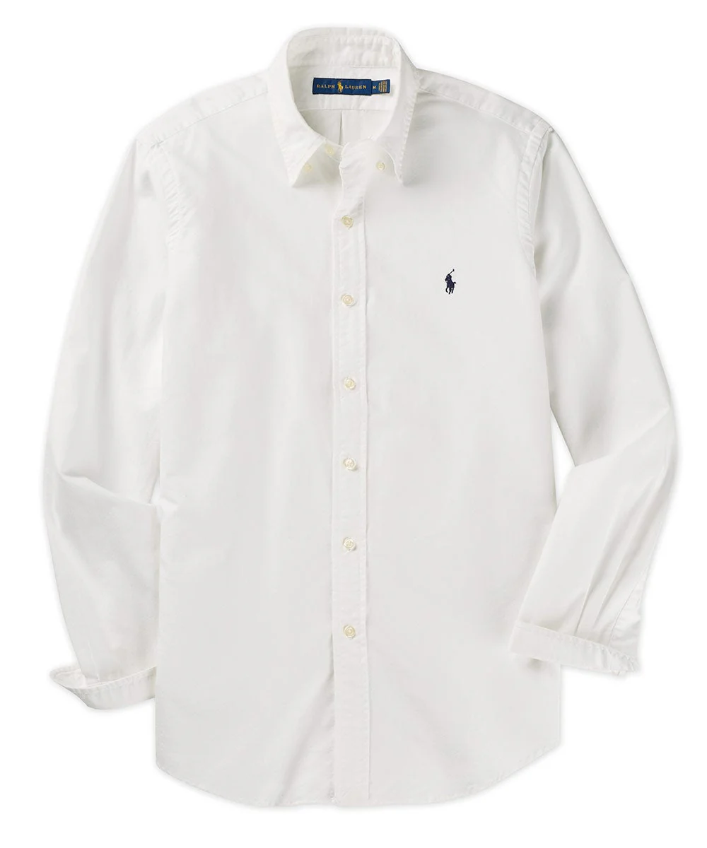 Polo Ralph Lauren Long Sleeve Garment Dyed Oxford Sport Shirt - Image 12
