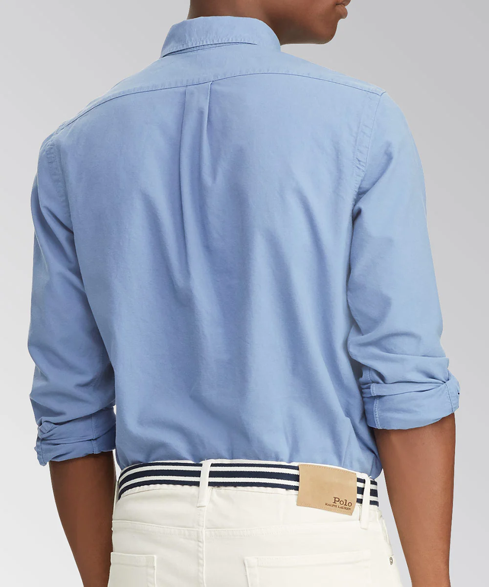Polo Ralph Lauren Long Sleeve Garment Dyed Oxford Sport Shirt - Image 8