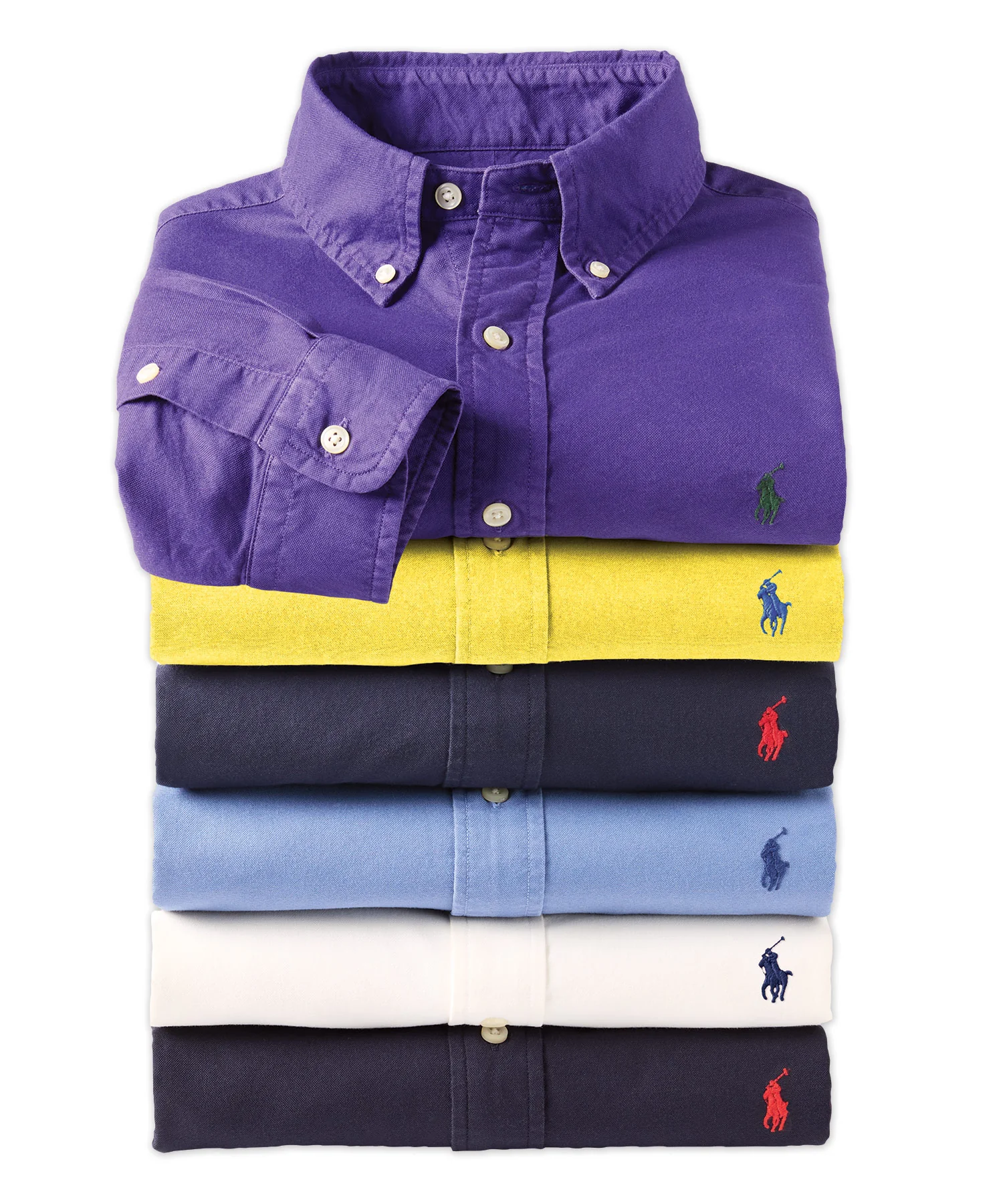 Polo Ralph Lauren Long Sleeve Garment Dyed Oxford Sport Shirt - Image 2