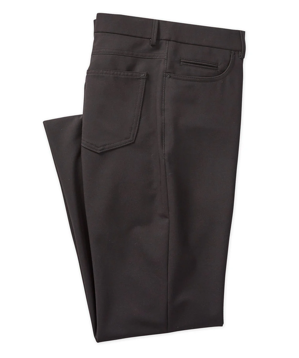 Westport Black Performance Stretch 5-Pocket Dress Pants - Image 3
