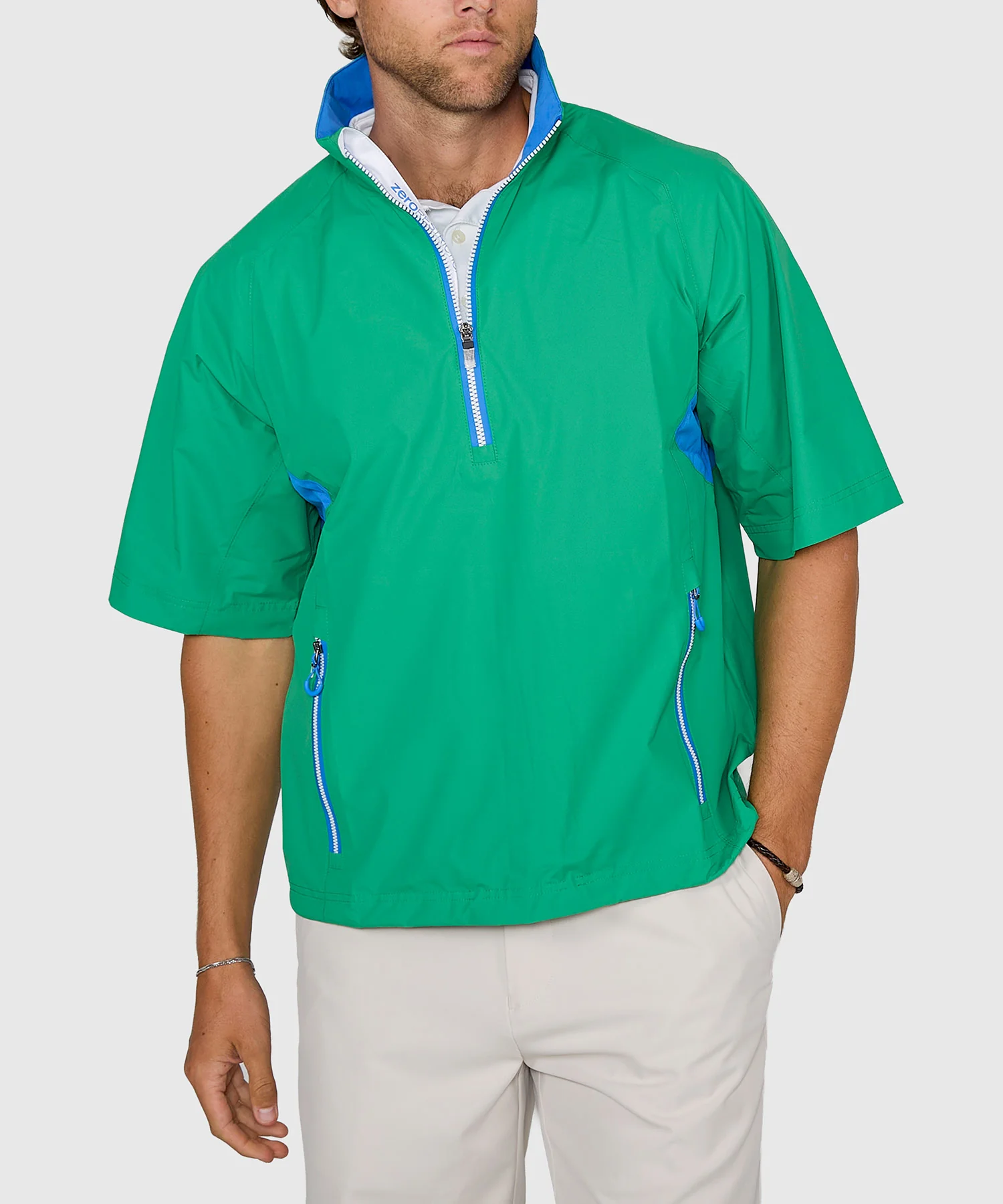 Zero Restriction Half-Sleeve Waterproof Quarter-Zip Jacket - Image 22