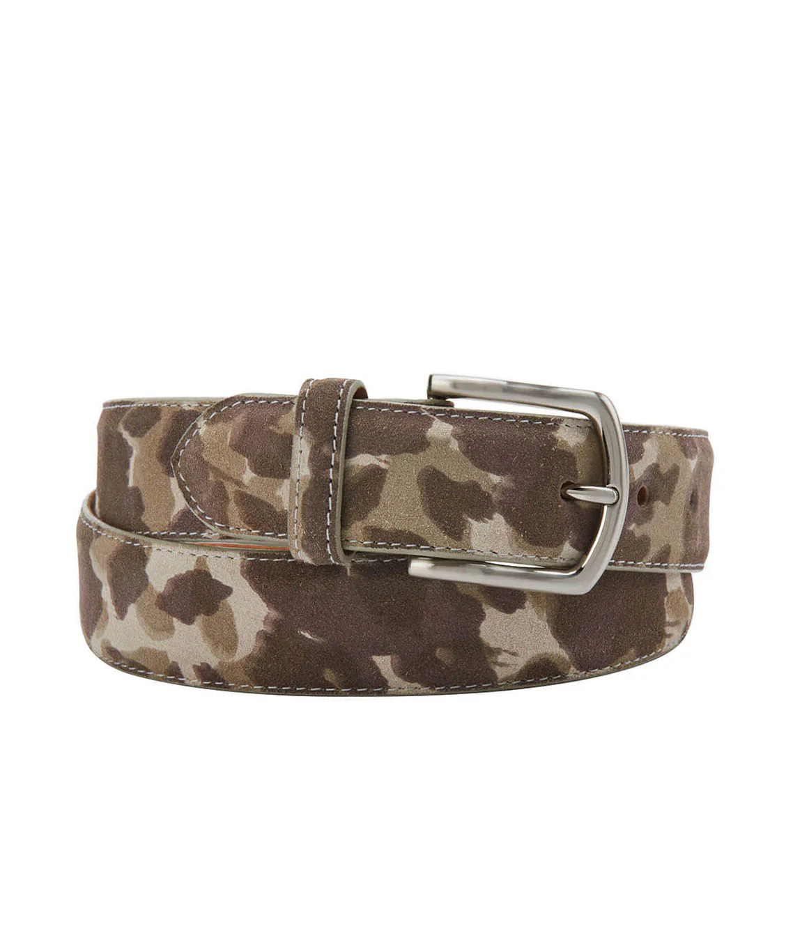 Westport Black Camo Print Leather Belt - Image 3