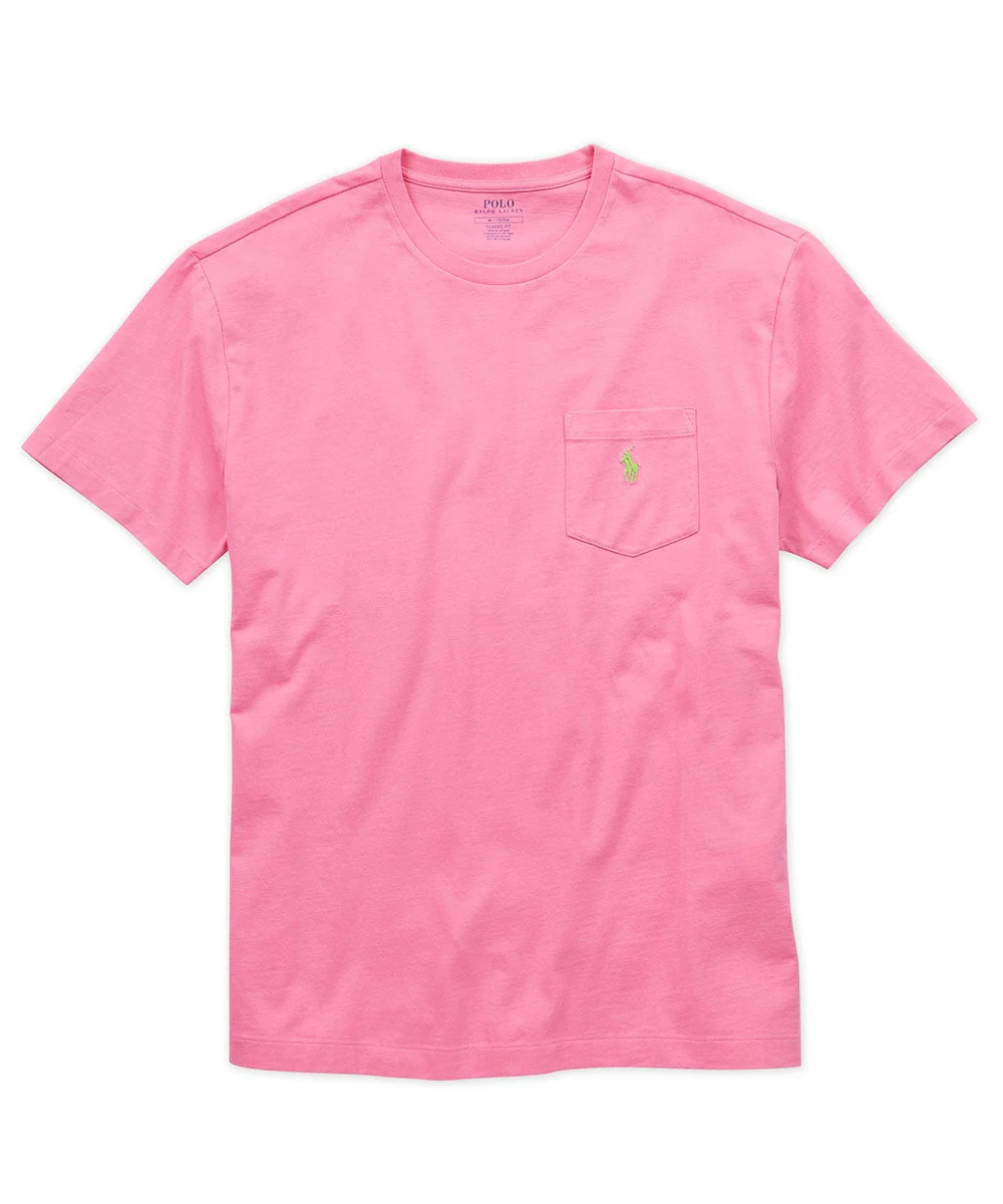 Polo Ralph Lauren Short Sleeve Solid Pocket Crewneck Tee Shirt - Image 14
