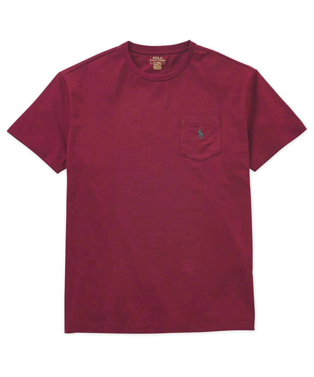 Polo Ralph Lauren Short Sleeve Solid Pocket Crewneck Tee Shirt - Image 24