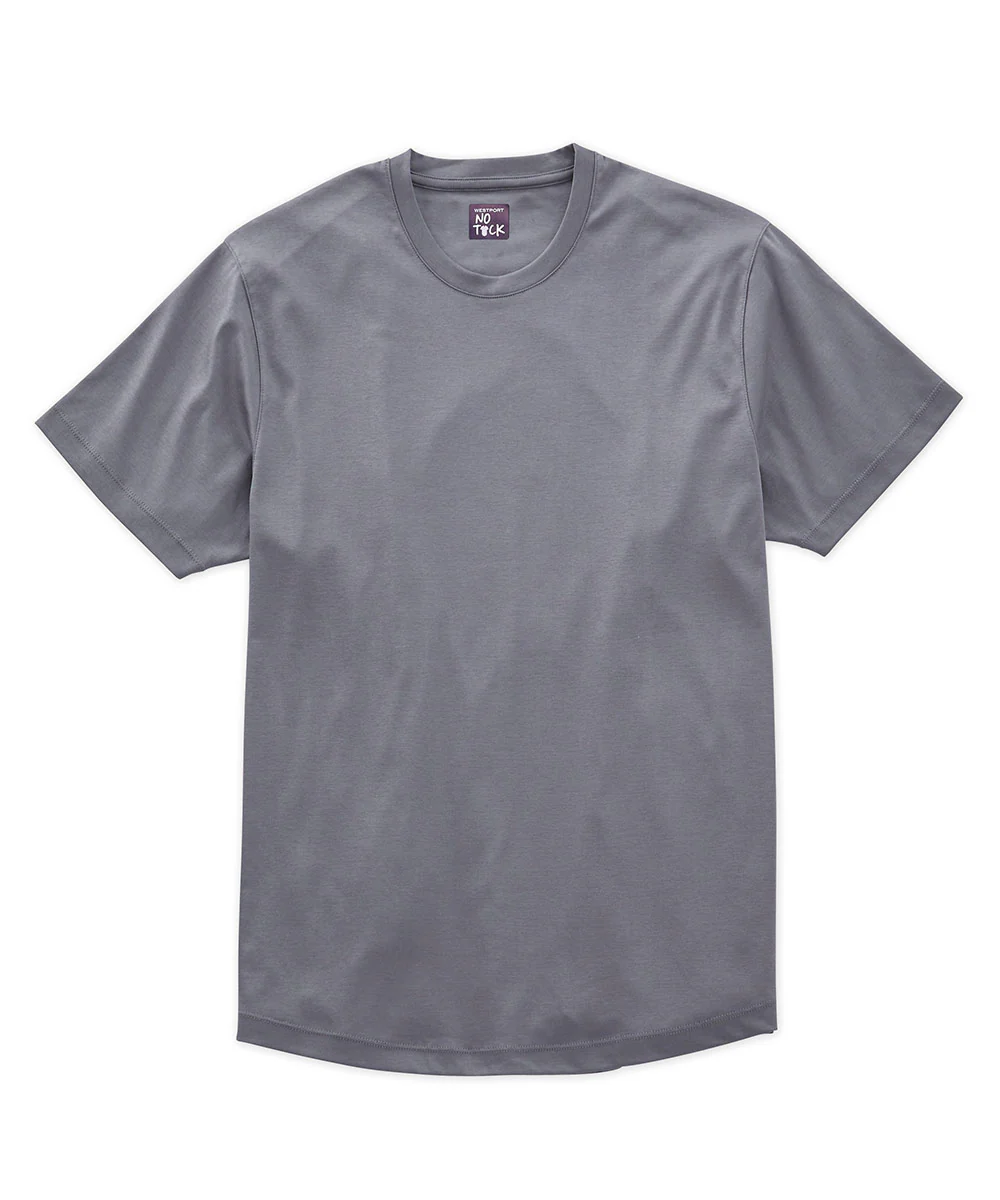 Westport No-Tuck LustreTech Stretch Cotton Short Sleeve Tee Shirt - Image 11