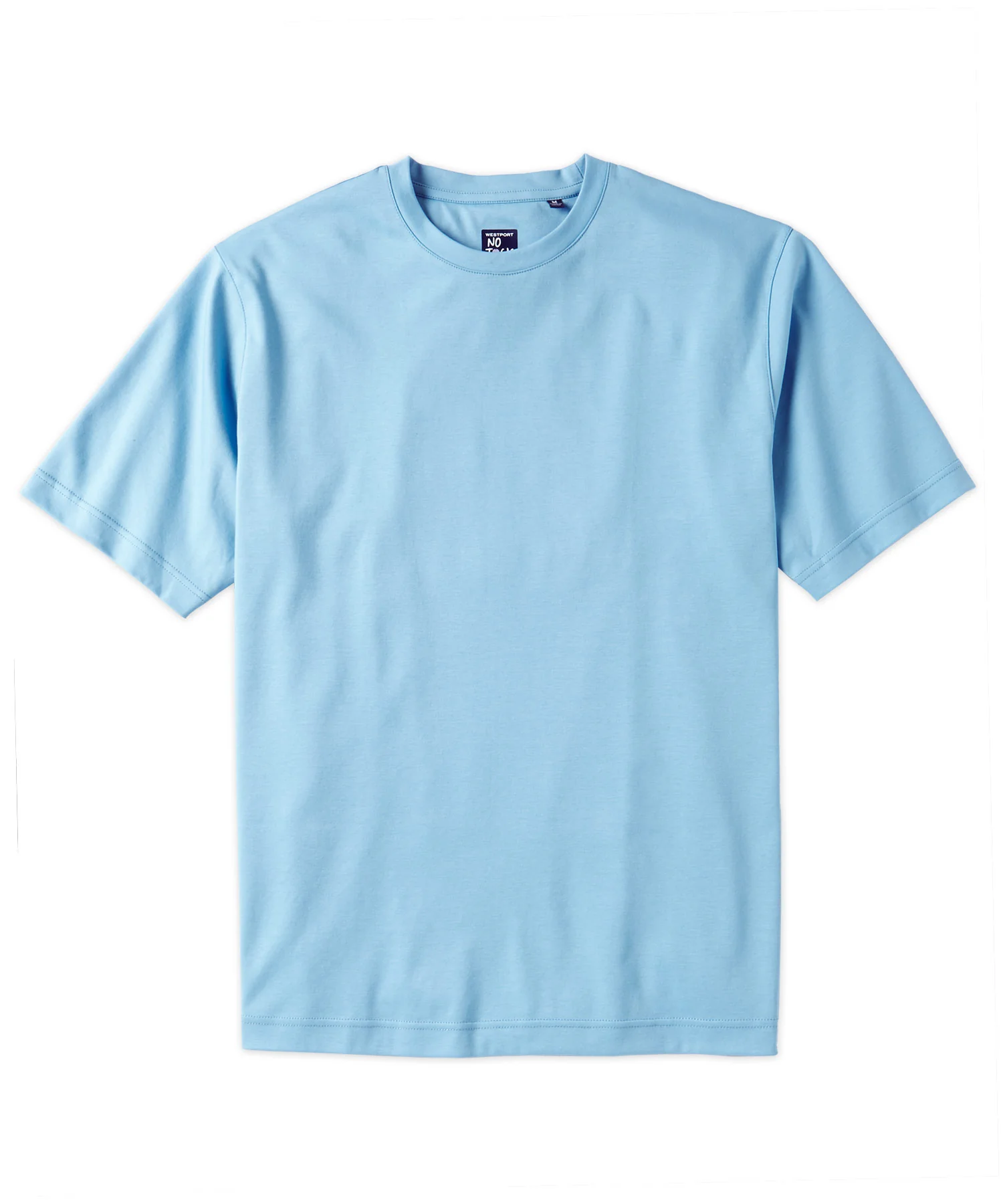 Westport No-Tuck LustreTech Stretch Cotton Short Sleeve Tee Shirt - Image 13