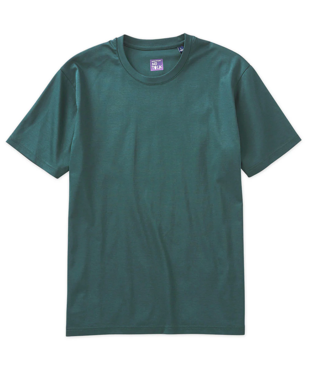 Westport No-Tuck LustreTech Stretch Cotton Short Sleeve Tee Shirt - Image 9