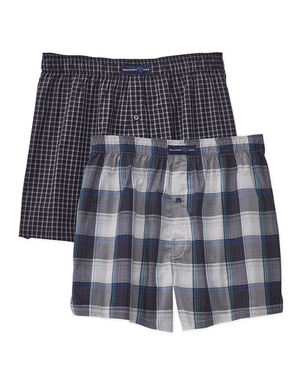 Westport 1989 Woven Cotton Boxers (2-Pack) - Image 7