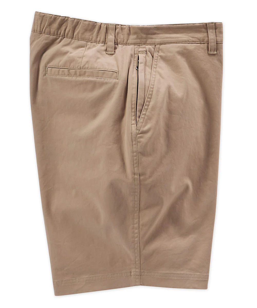 Westport Lifestyle Solid Stretch Comfort Fit Flat-Front Short - Image 3