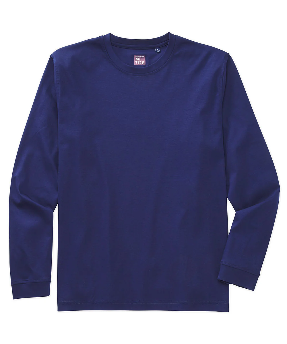 Westport No-Tuck Long Sleeve LustreTech Stretch Cotton Performance Tee - Image 5