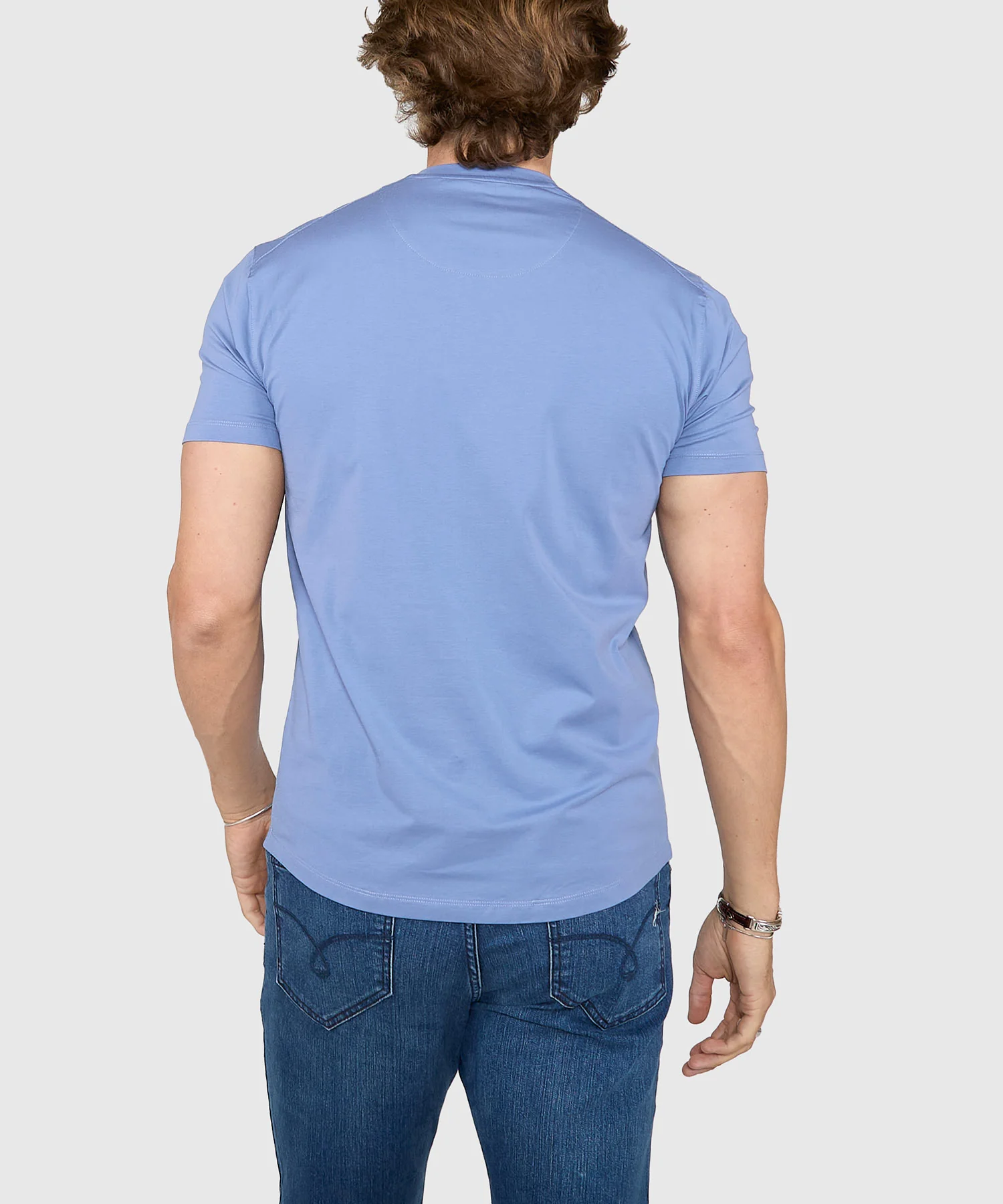 Westport No-Tuck Stretch V-neck Tee Shirt - Image 6