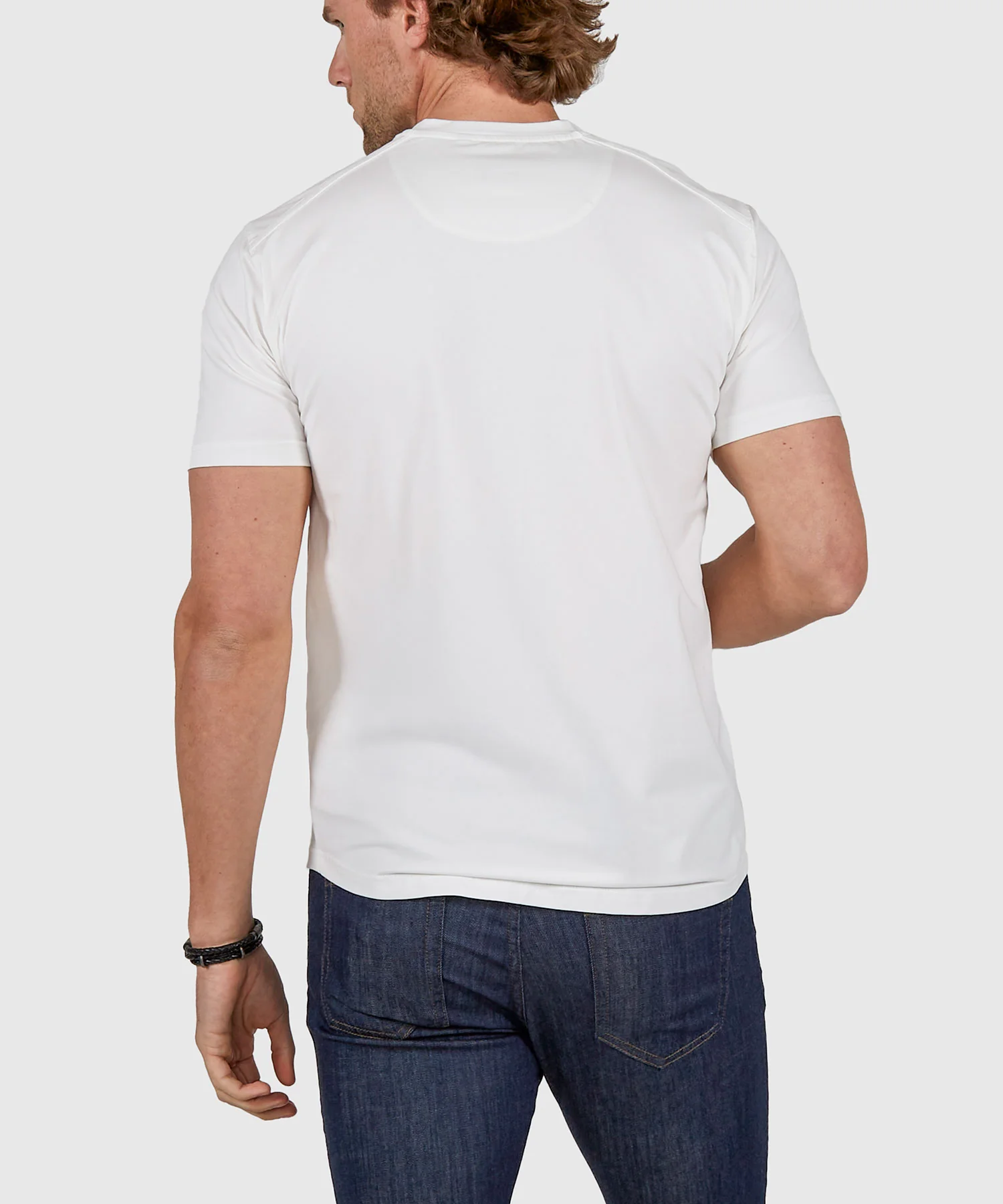 Westport No-Tuck Stretch V-neck Tee Shirt - Image 12