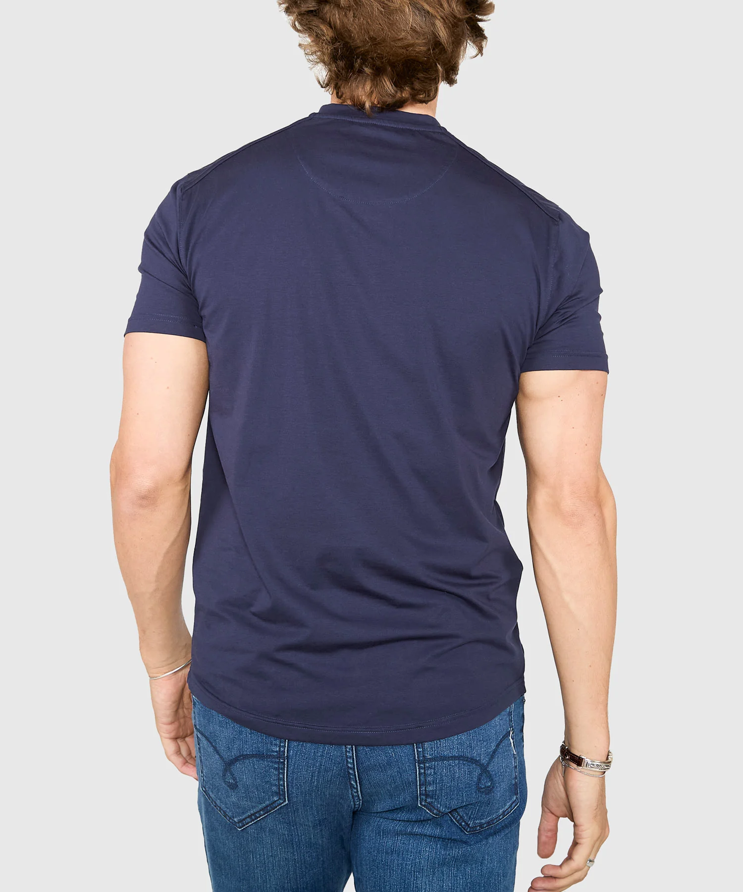 Westport No-Tuck Stretch V-neck Tee Shirt - Image 16