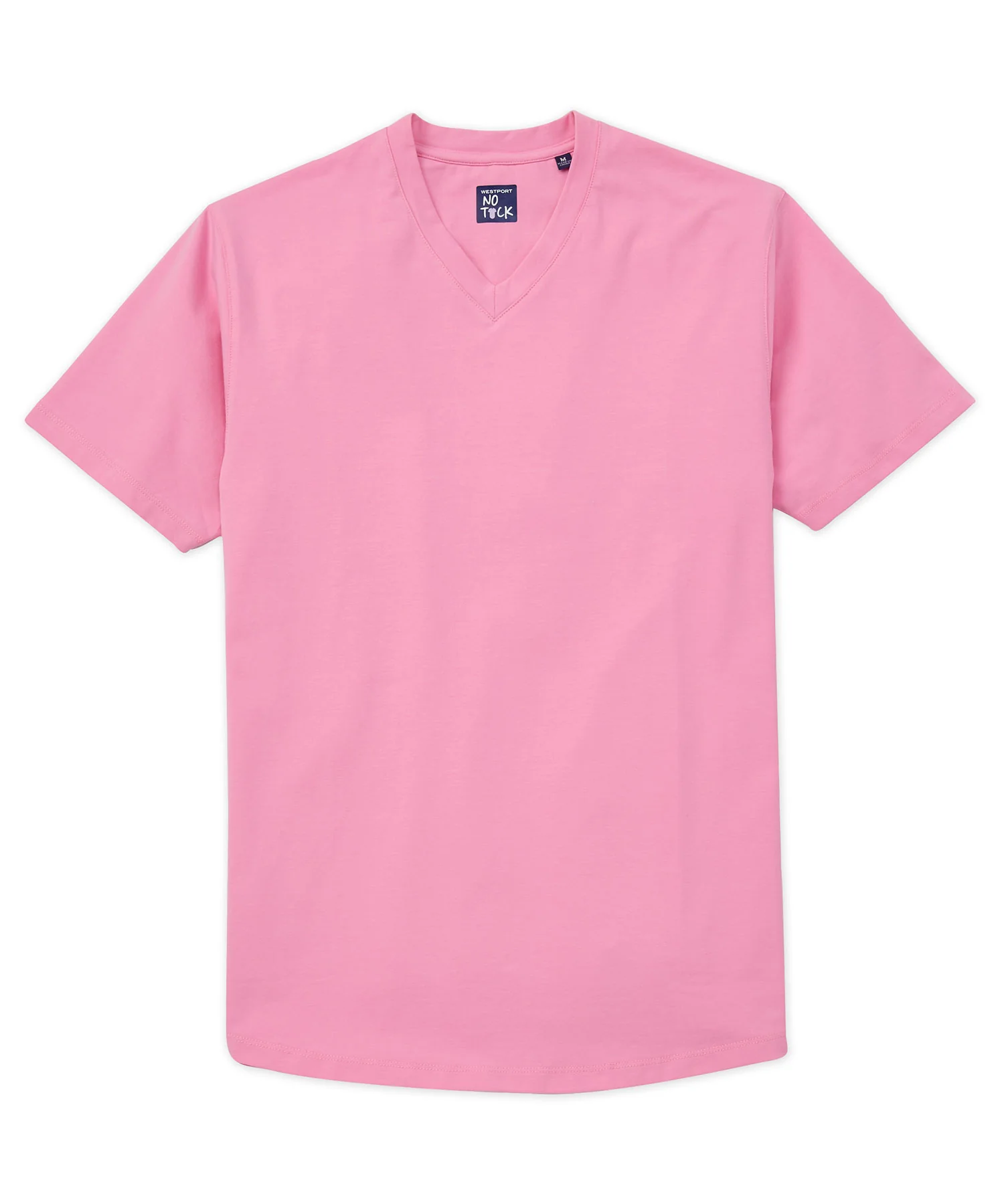 Westport No-Tuck Stretch V-neck Tee Shirt - Image 21