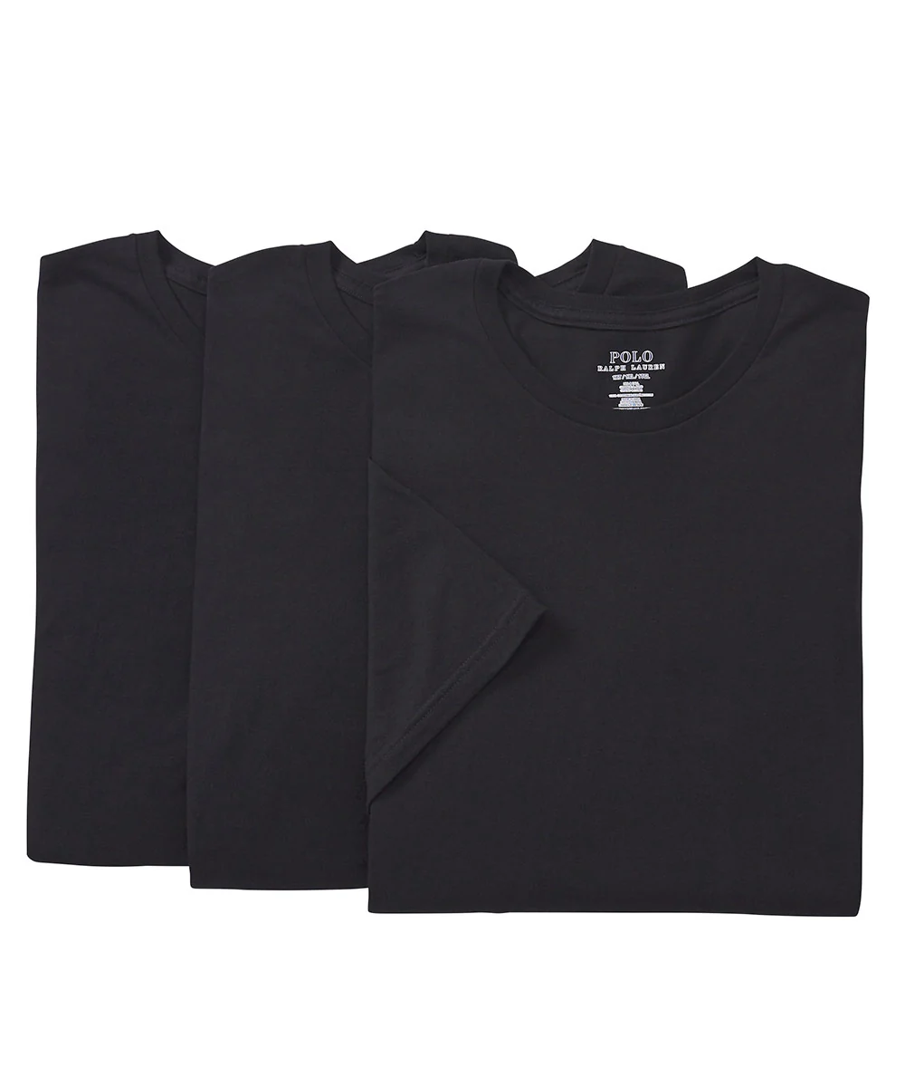 Polo Ralph Lauren Cotton Crewneck T-Shirt (3-Pack) - Image 4