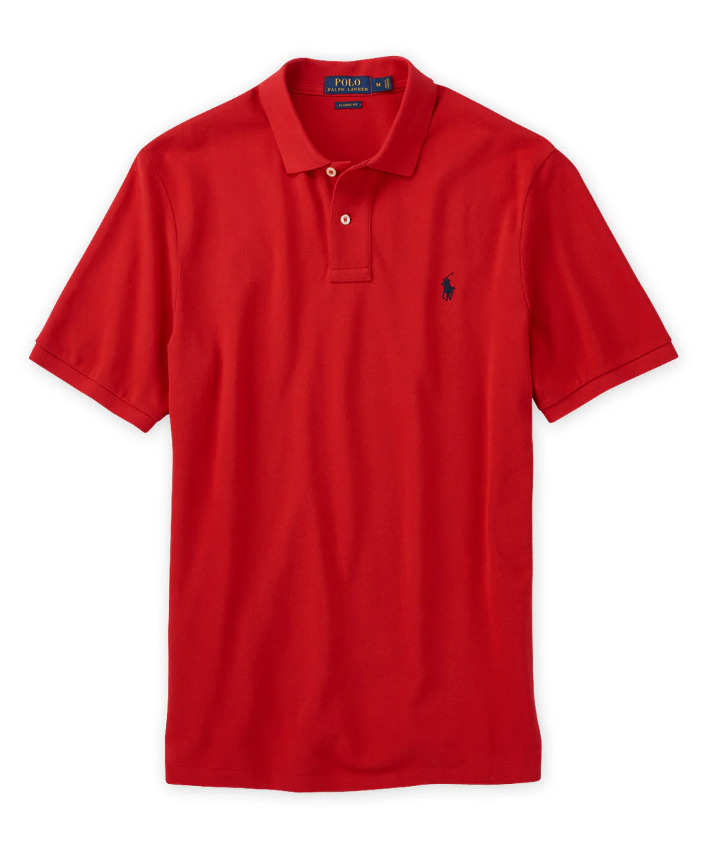 Polo Ralph Lauren Short Sleeve Classic Pique Mesh Polo Shirt - Image 4