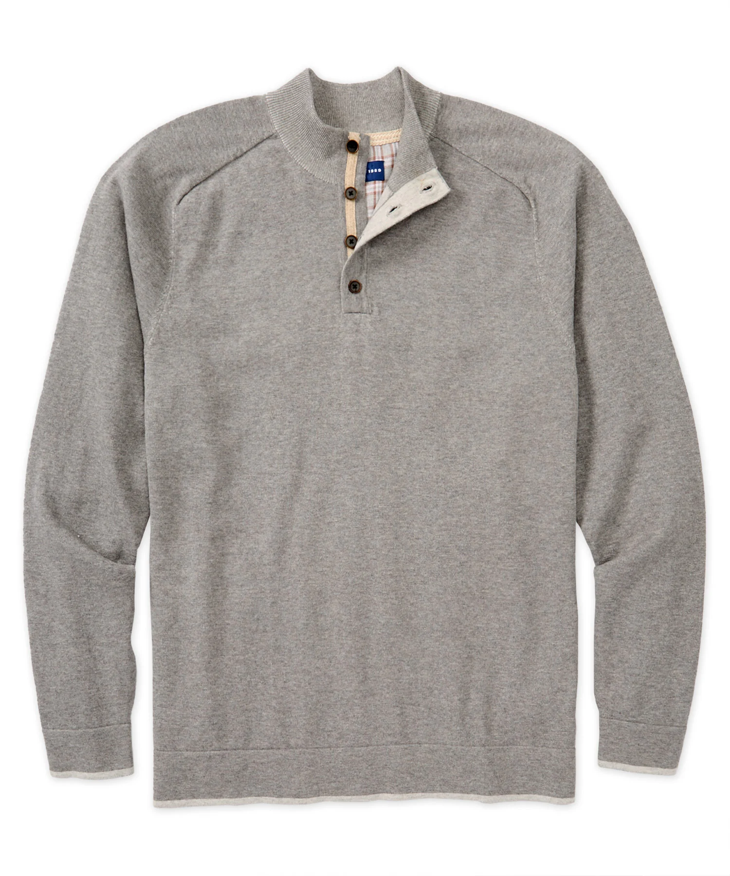 Westport 1989 Plaited Button Mock Sweater - Image 6