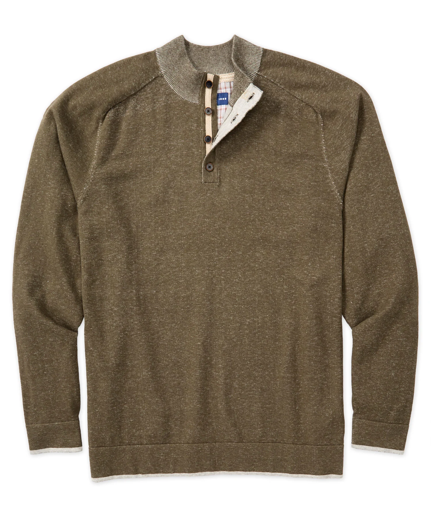Westport 1989 Plaited Button Mock Sweater - Image 7