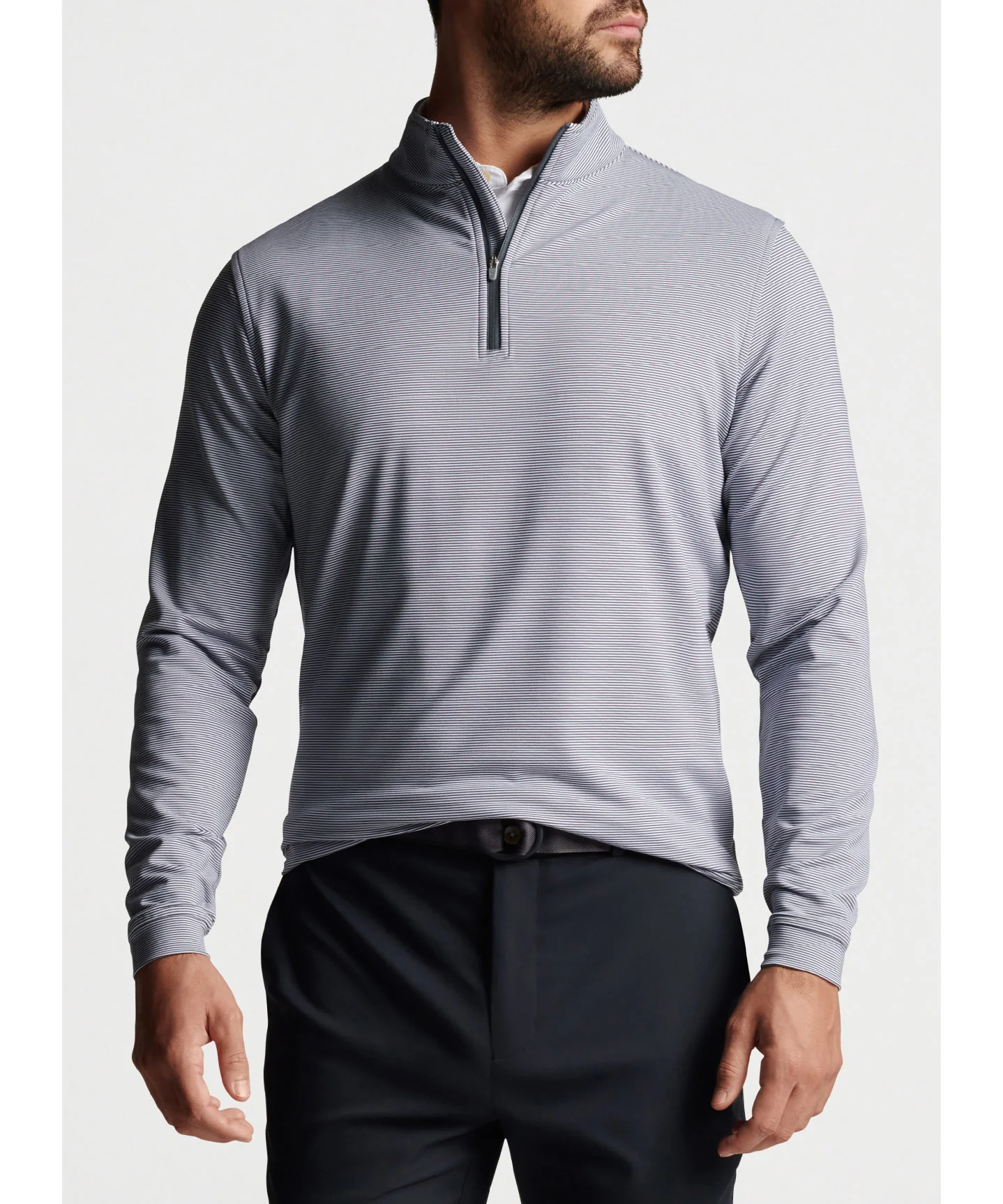 Peter Millar Sugar Stripe Perth Quarter-Zip Pullover - Image 10