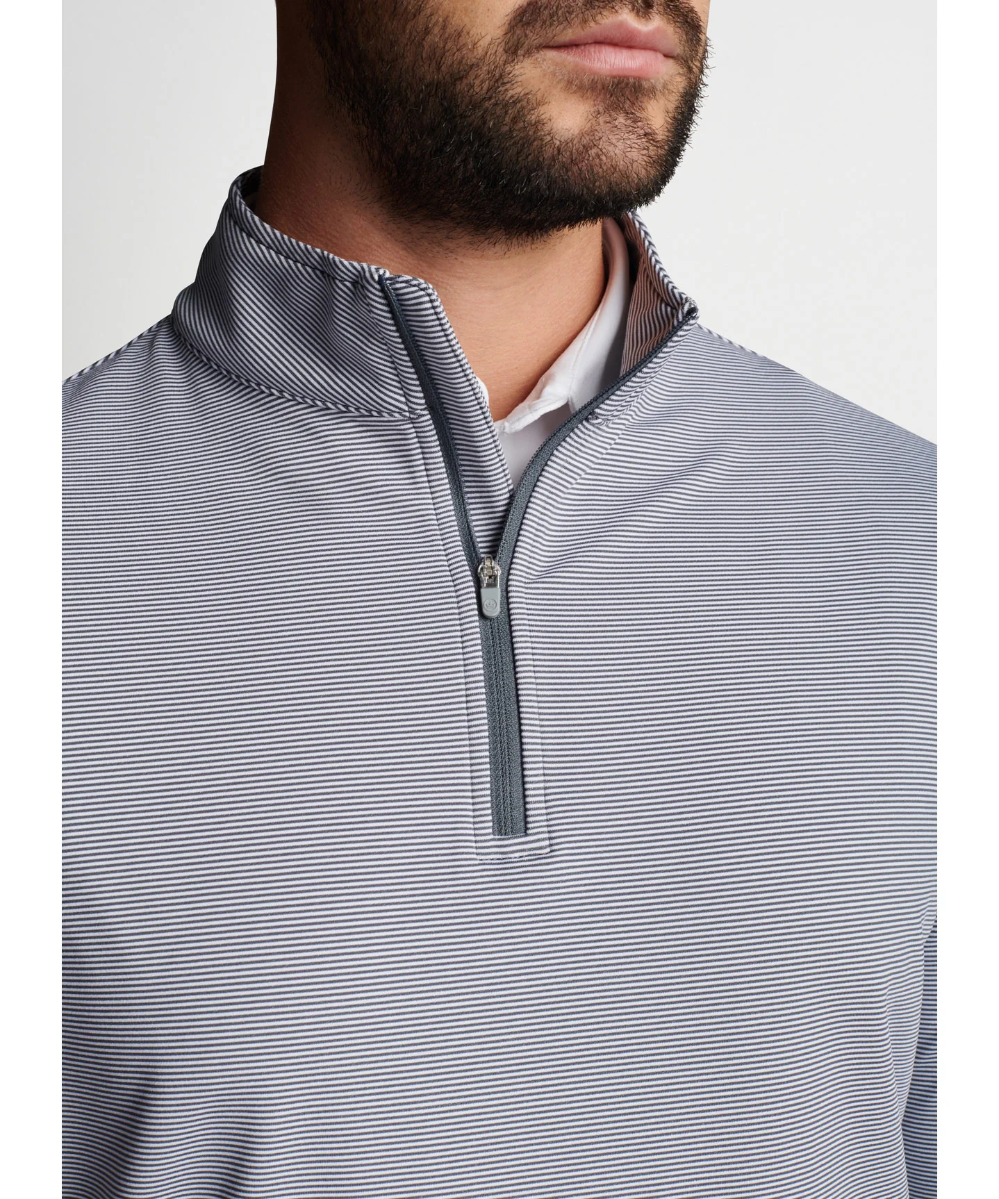 Peter Millar Sugar Stripe Perth Quarter-Zip Pullover - Image 12
