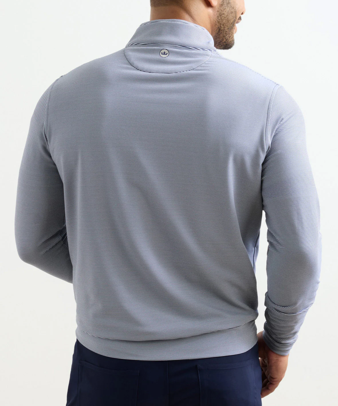 Peter Millar Sugar Stripe Perth Quarter-Zip Pullover - Image 16